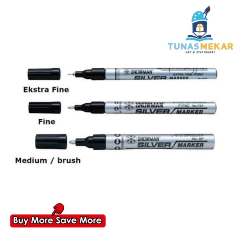 

Paint Marker Snowman Silver SP-12