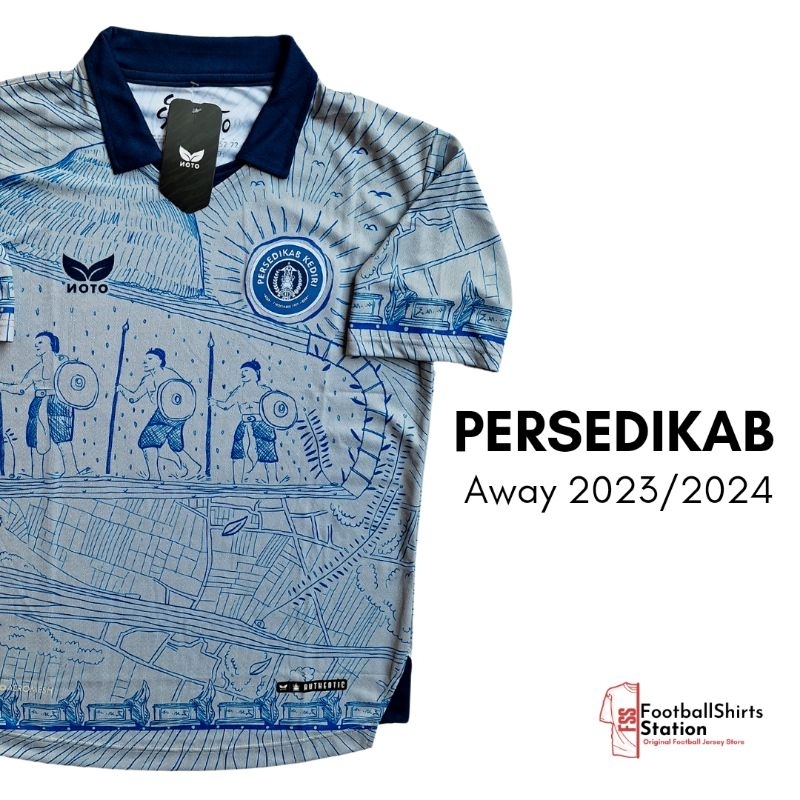 Jersey Persedikab Kediri Away 2023/2024 Original Noto