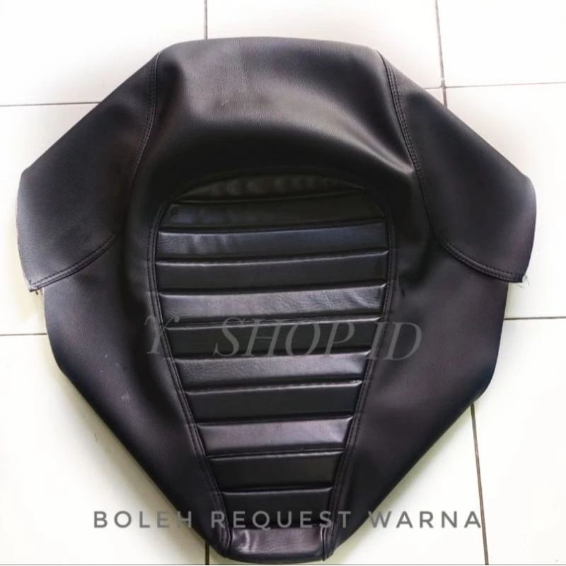 Sarung Jok Variasi Mbatech Karbon Yamaha Fazzio Scoopy Genio Fino Terbaru Model Caferacer