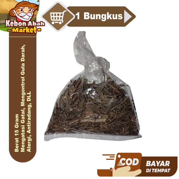 

DAUN KUMIS KUCING ASLI Jamu obat batu ginjal dan infeksi saluran kencing herbal asli Batang 15 Gram