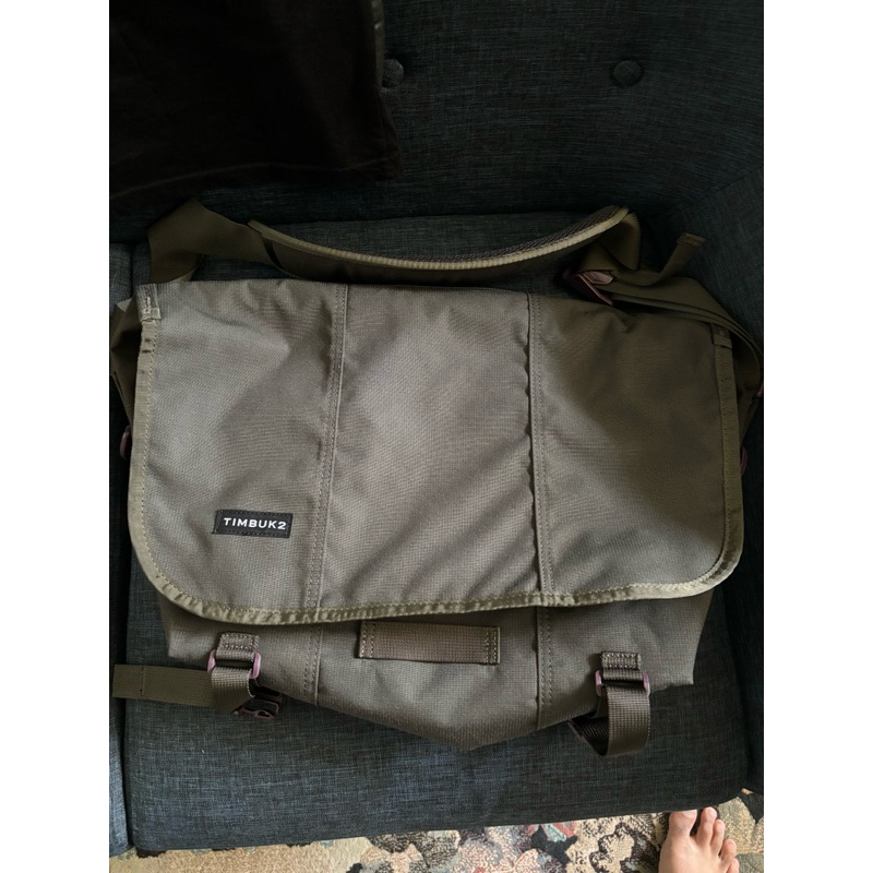 Timbuk2 M Lightweight Flight Messenger Bag Scout Shade Second Bekas Preloved