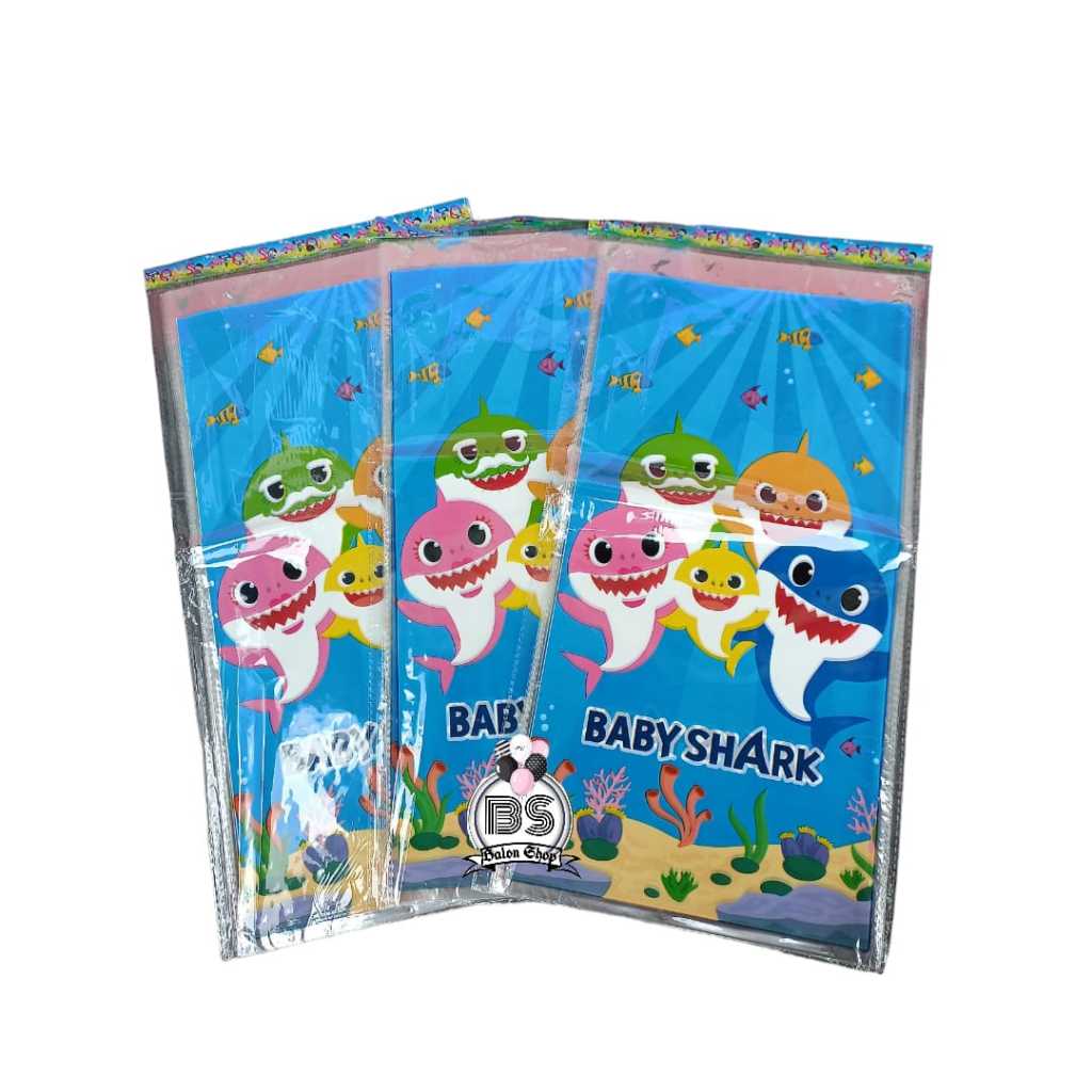 

PP 25 x 50 10Lembar PLASTIK SNACK ULANG TAHUN KARAKTER BABY SHARK