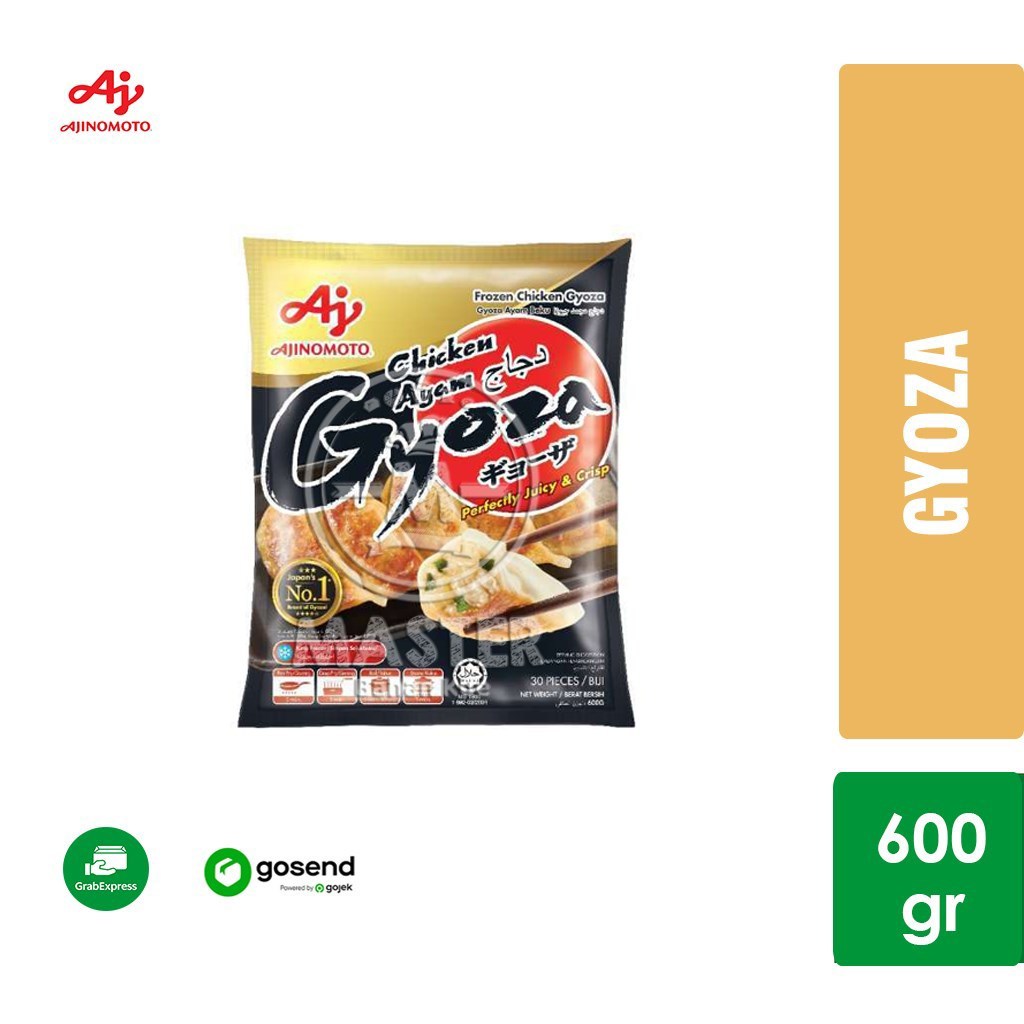 

Japanese Gyoza Dumpling AJINOMOTO 600gr isi 30pcs [KHUSUS INSTANT]