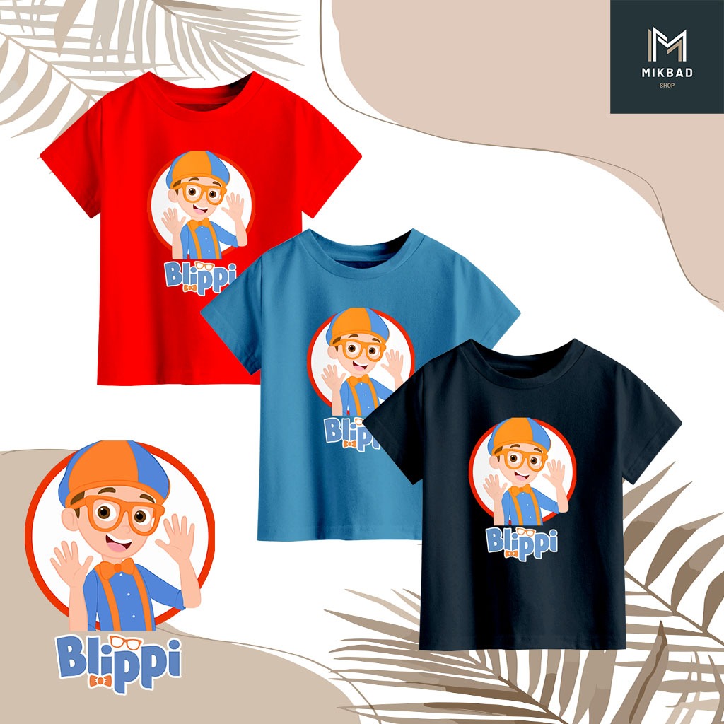 Baju Kaos BLIPPI kesukaan anak anak
