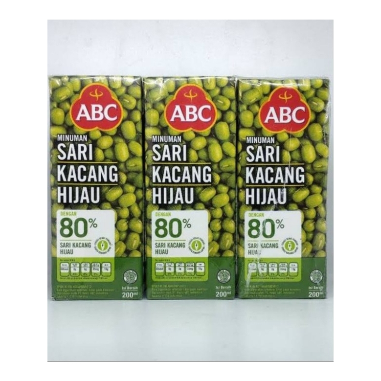 

Minuman ABC KACANG HIJAU 200ML