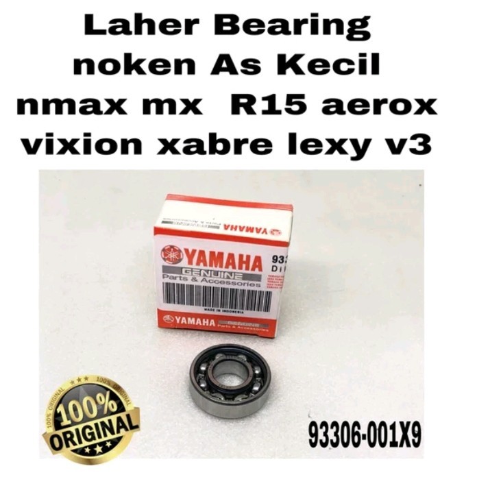 Klahar Bearing Noken As Kecil Yamaha Nmax N Max Aerox 155 Lexi ORI YGP 6001X9