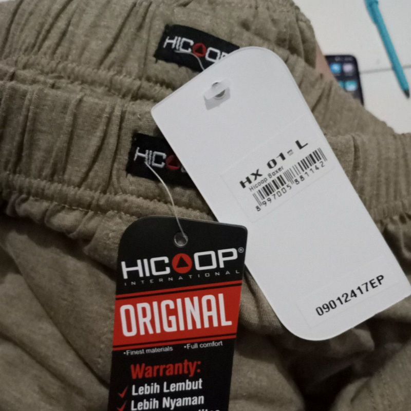 HICOOP ORIGINAL Celana boxer HICOOP HX-1 celana boxer celana dalam pria celana santai pria