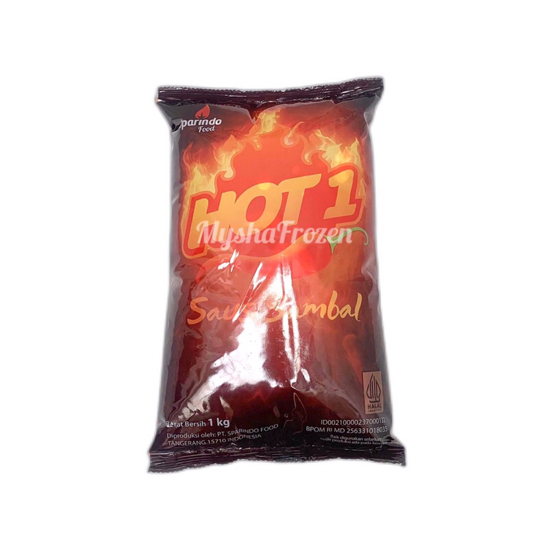 

Saus Sambal enak Hot 1 / Hot one kemasan 1kg