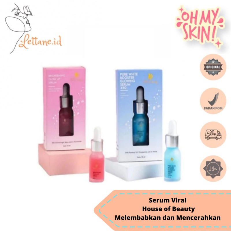 House Of Beauty Pure White Serum X50 Brightening Glow Up  | House Of Beauty Serum