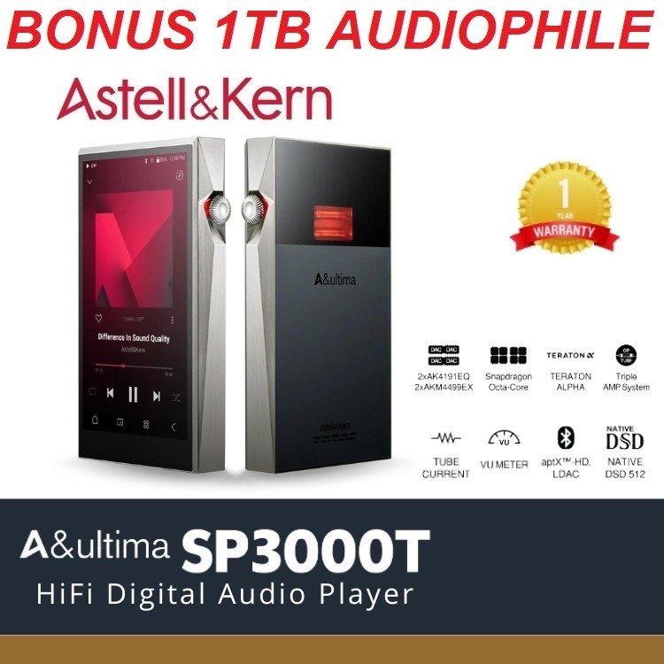 Astell & Kern A&ultima SP3000T/ AK SP3000T / VACUUM TUBE DIGITAL AUDIO PLAYER