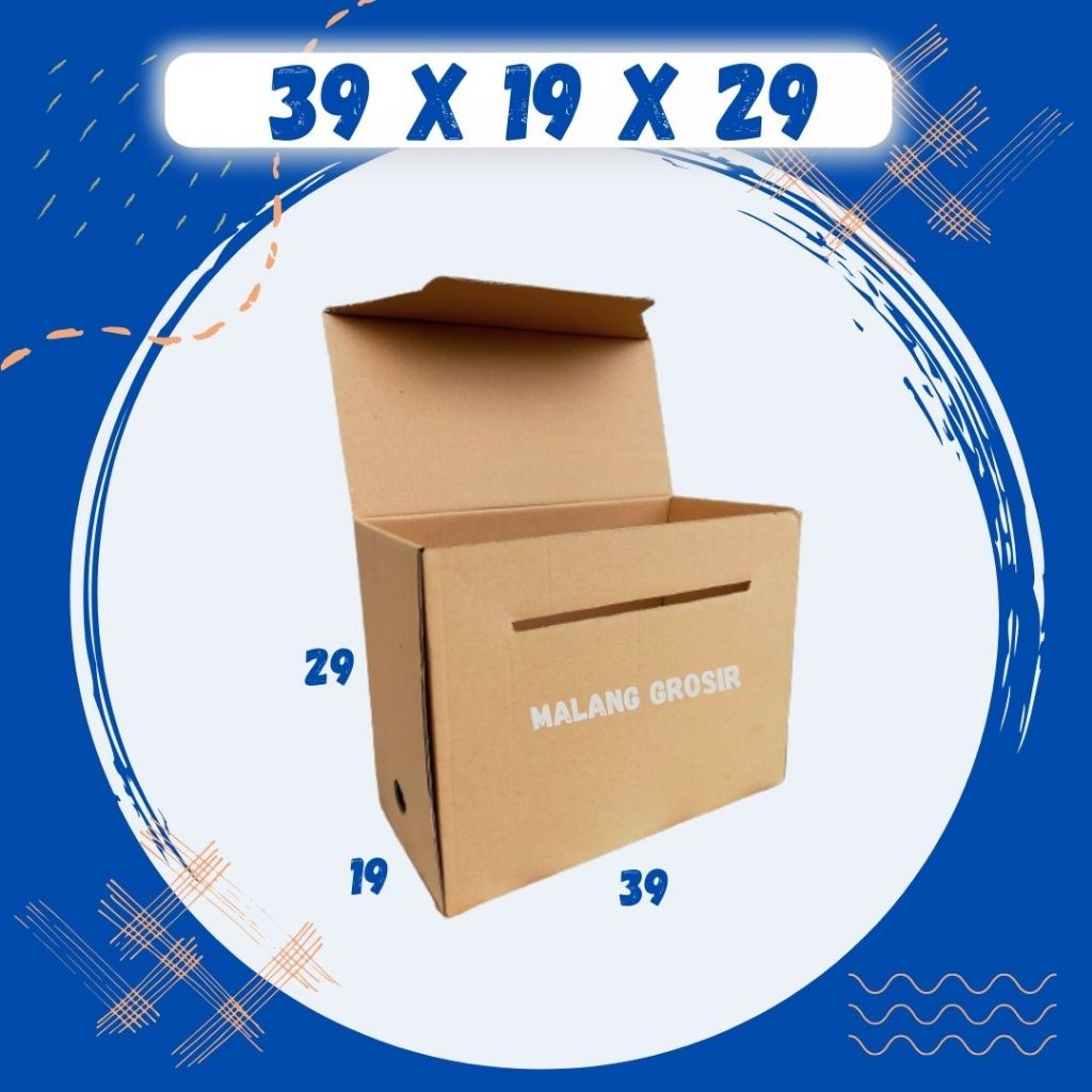 

Box Arsip 39x19x29 Kardus Dokumen Kantor Box File Brimen