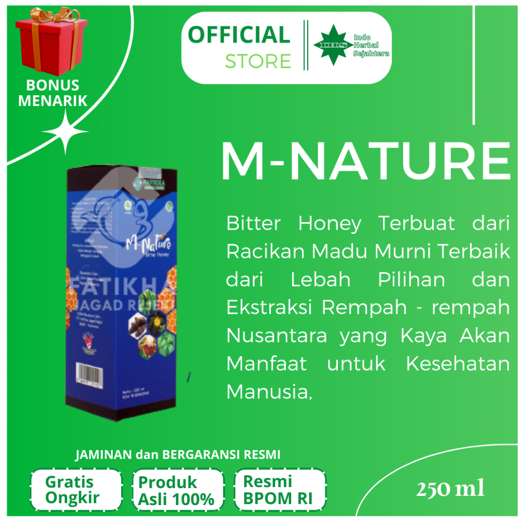 M-Nature madu pahit mnature