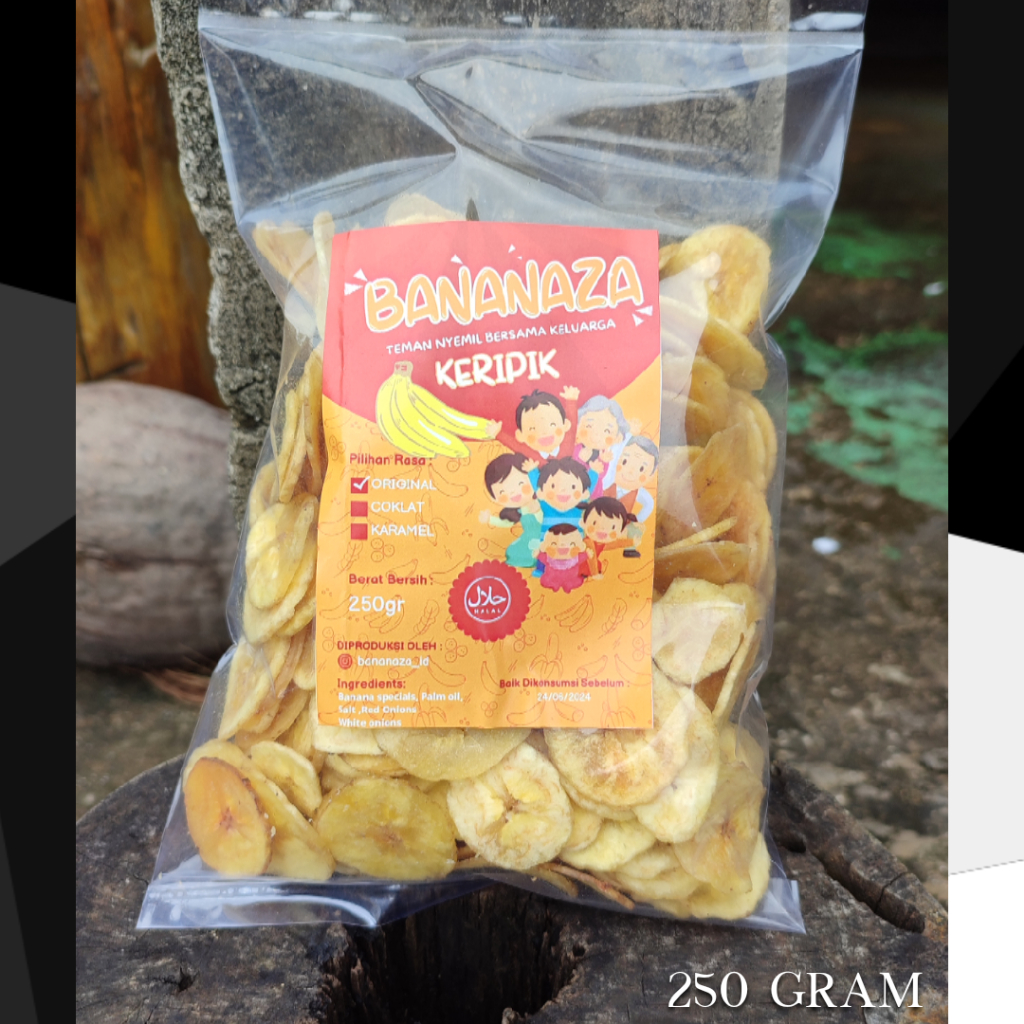 

bananaza keripik pisang super renyah dikota serang 250g