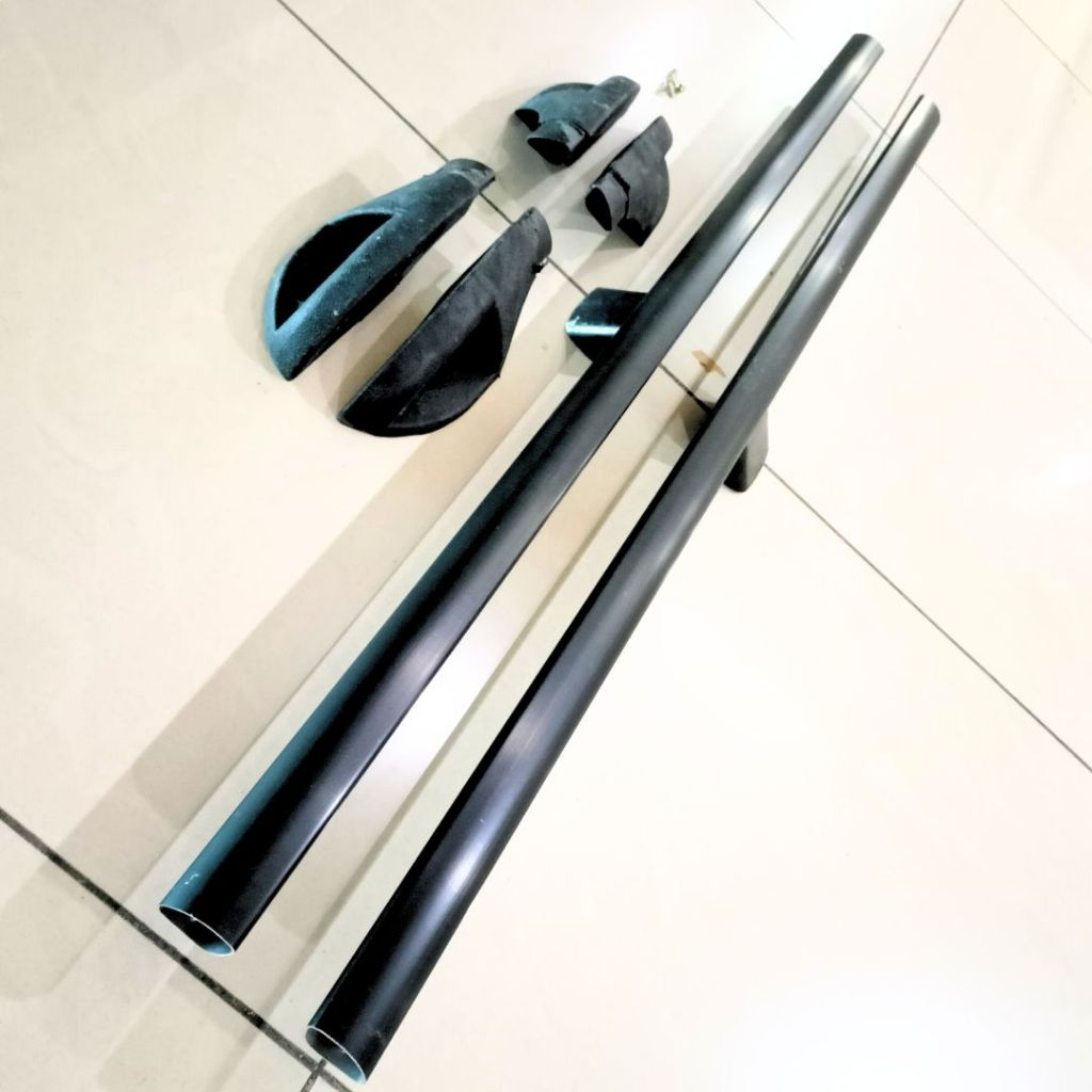 Roof Rail Kaki Rak Atas Mobil Agya Ayla Universal Brio Roofrail Hitam