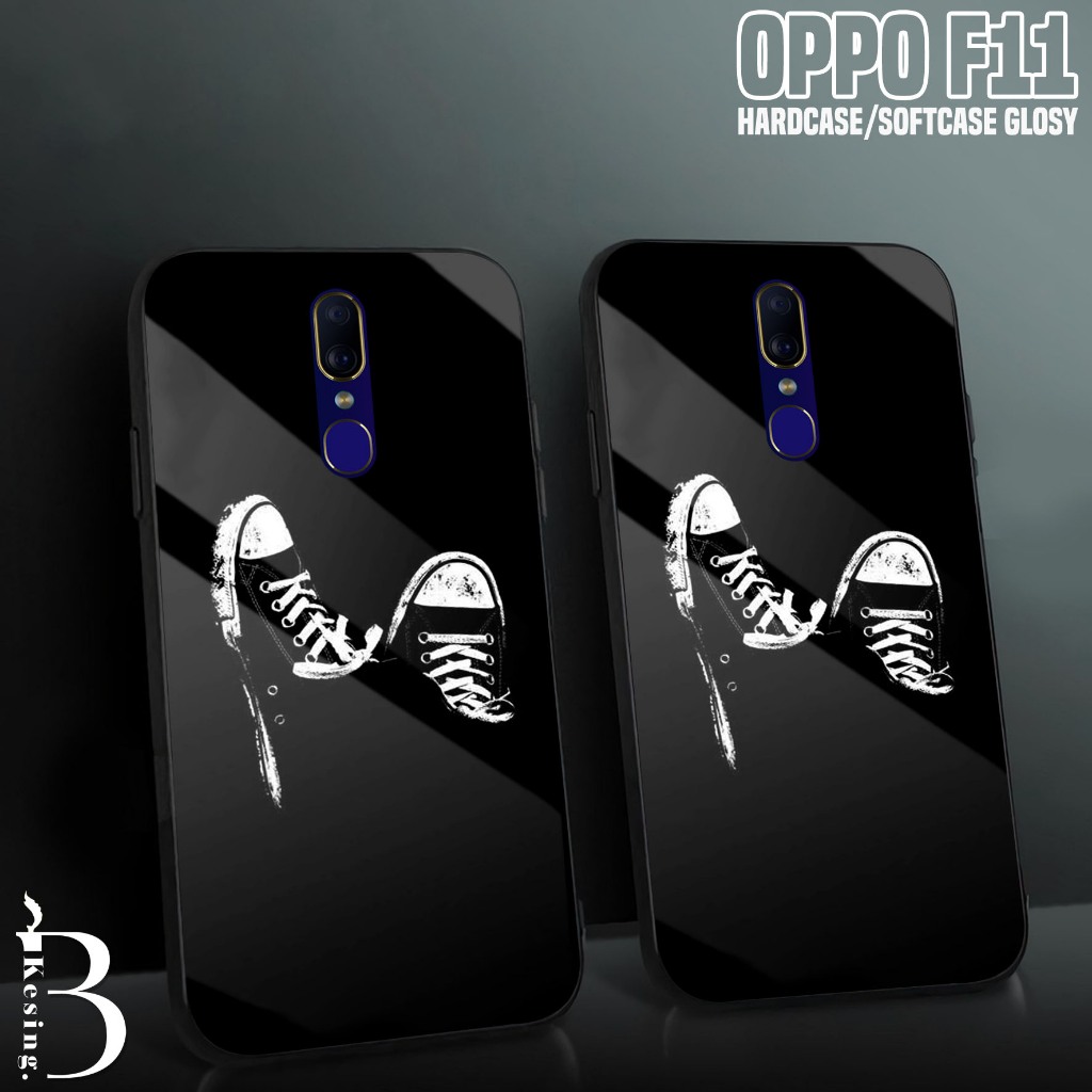 Case OPPO F11 - Casing Hp OPPO F11 Motif BLCK - Silikon Hp OPPO F11 - Kesing Hp - Softcase Kaca - Pe