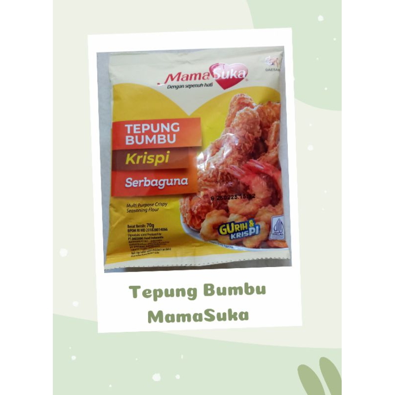 

Tepung Bumbu Krispi Serbaguna MAMA SUKA 70 gr