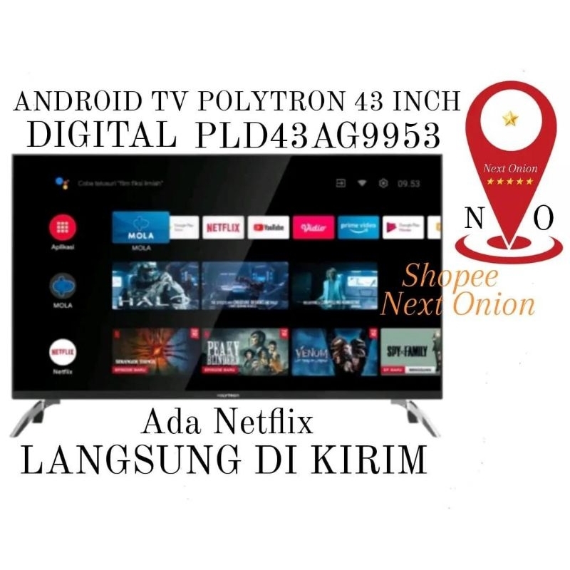 ANDROID TV LED POLYTRON 43 INCH 32 INCH