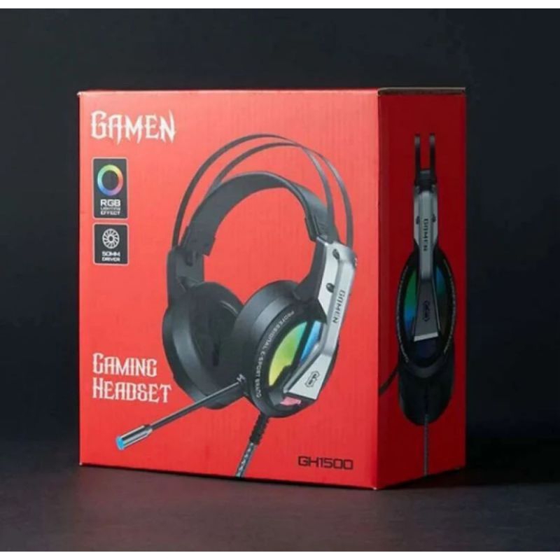 GAMEN GH1500 RGB GAME LIGHTING GAMING HEADSET