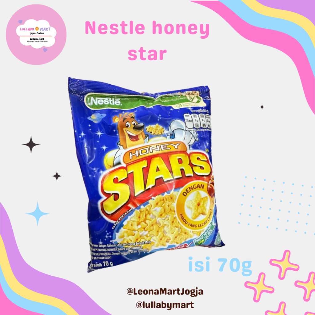 

HONEY STARS CEREAL POUCH 70g nestle