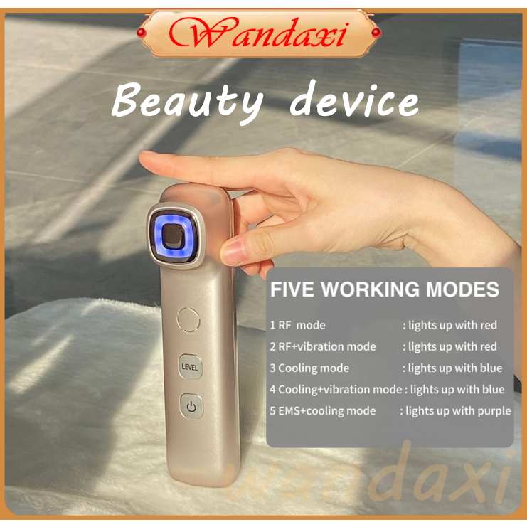 Beauty device FREE GARANSI 3TAHUN RF /  face massager/  EMS alat setrika wajah GALVANIC SPA/   warm 