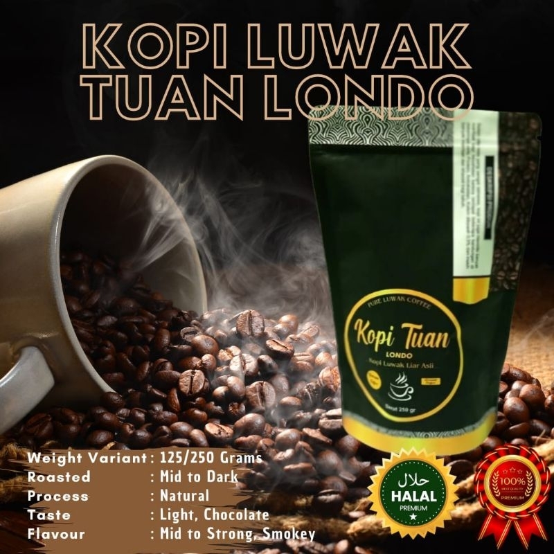 

kopi luwak liar 125 gram