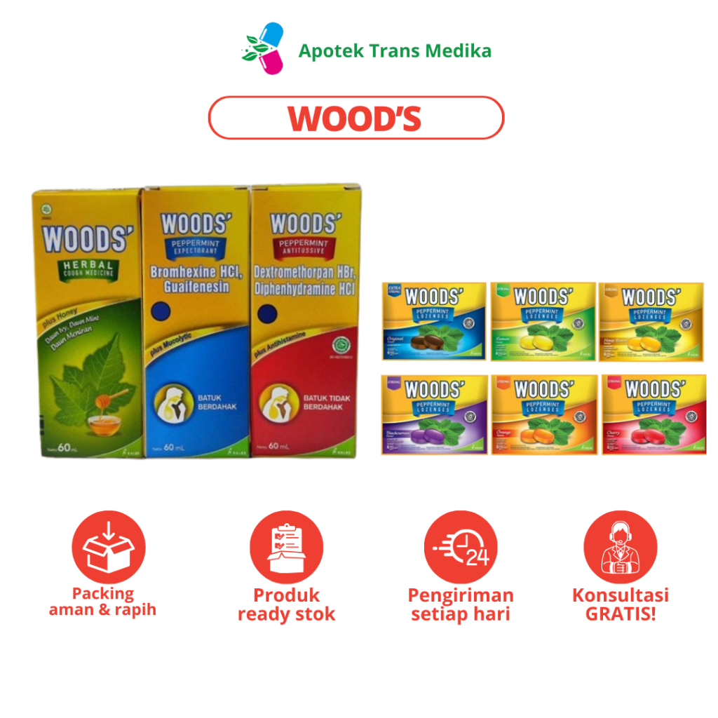 

Woods' Lozenges adalah permen yang digunakan untuk melegakan, meringankan rasa sakit di tenggorokan.