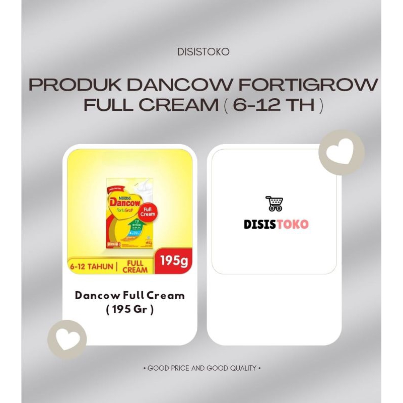 

Dancow Fortigrow Full cream 195 Gr