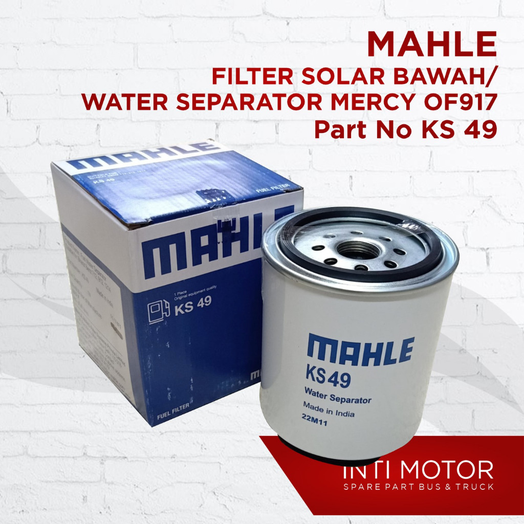 MAHLE - FILTER SOLAR BAWAH/WATER SEPARATOR - KS49 - MERCEDES BENZ OF 917
