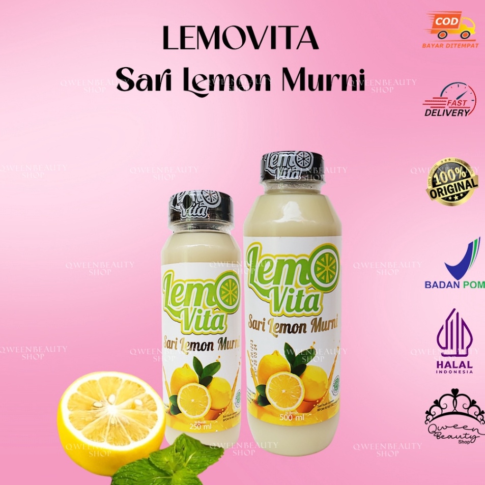 

Ready Now BPOM LEMOVITA Sari Lemon Murni Jus Lemon 1 Murni Jus Diet
