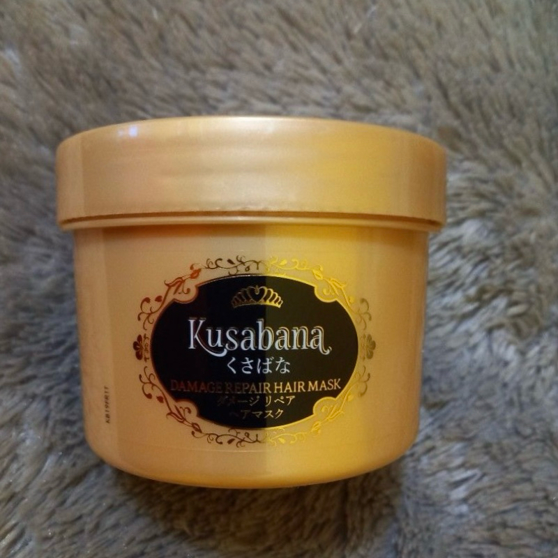 (PRELOVED MASIH SEGEL) KUSABANA HAIR MASK FOR DAMAGE REPAIR HAIR // MASKER RAMBUT // CREAMBATH // JU