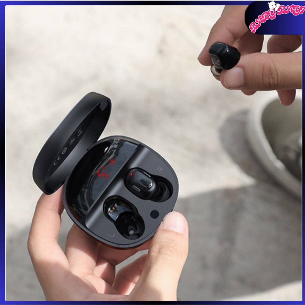 Baseus Encok WM01 Plus True Wireless Bluetooth Earphone Mini Earbuds TWS