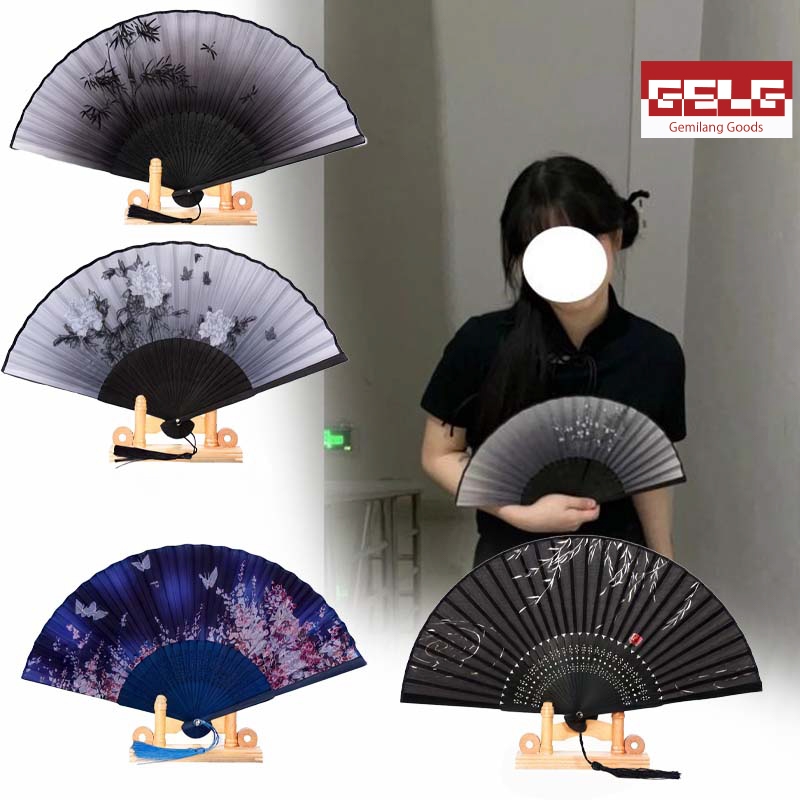 Kipas Lipat China Besar Kipas Lipat Tangan Jepang Buah Kipas Lipat Merchandise Kipas Waterproof