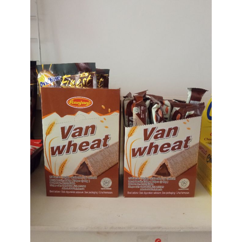 

Van Wheat snack isi coklat segitiga