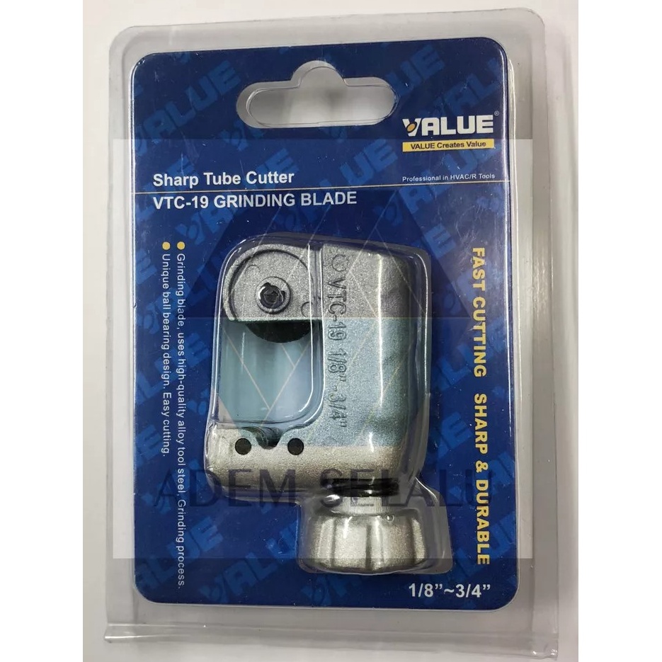 

KODE H4X9 Cutter Pipa Value VTC19 Tube Cutter Merk Value Cutter Pipa Tembaga Value