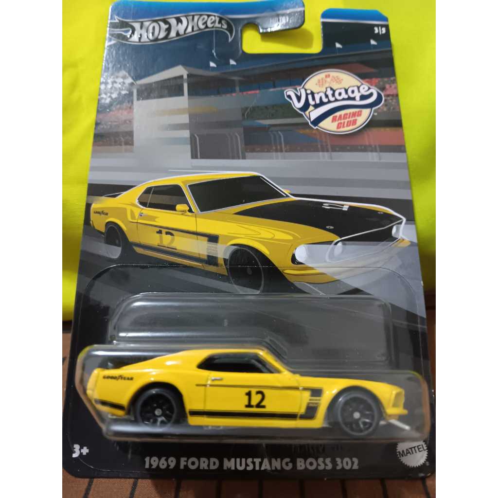 HOTWHEELS 1969 FORD MUSTANG BOSS 302 VINTAGE