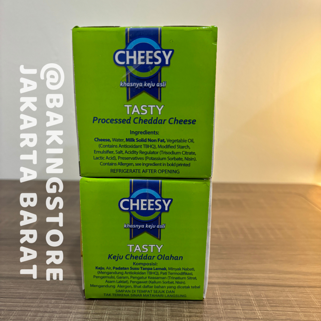

RB Cheesy TASTY Keju Cheddar Cheese 1,9 Kg 1900 gr HALAL