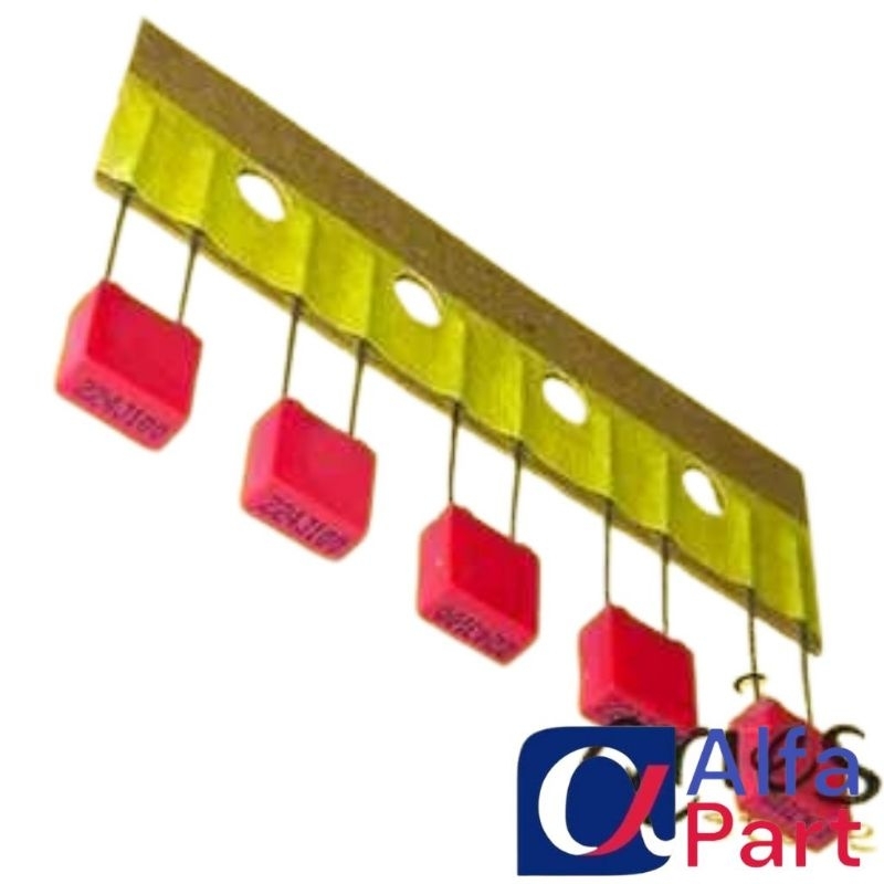 CAPASITOR MKM 220n 100v MERAH 220N 100V