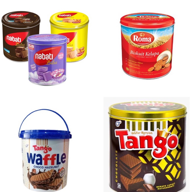 

Mau Hemat nabati waffle jar kaleng