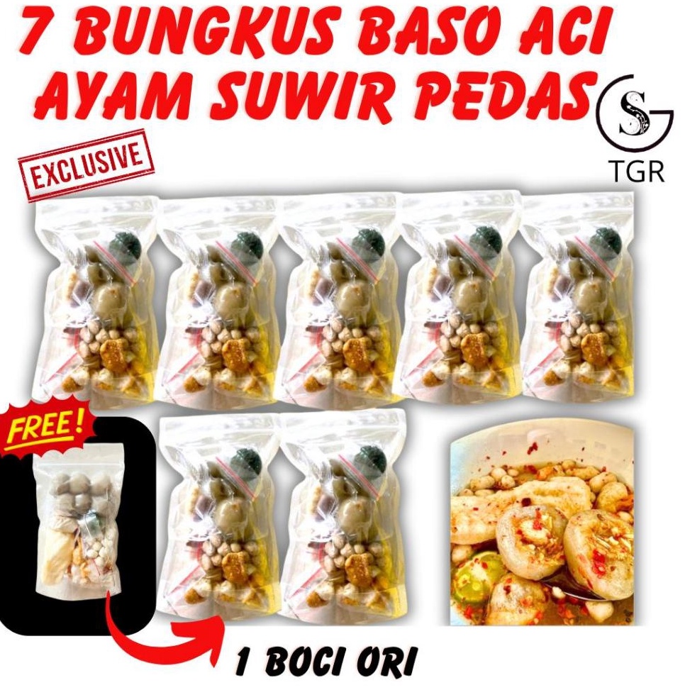 

Pasti Untung FLASH SALE SHOPEE LIVE PAKET 7 AYAM SUWIR PEDAS DAPAT 1 BASO ACI ORI HOTPOT INSTAN FOOD KALDU PEDAS