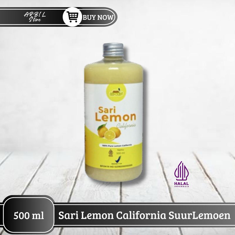 

Sari Lemon Original By Suur Lemoen 500 ml Terbuat Dari 100% Lemon California Asli