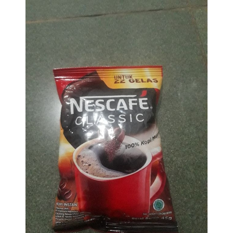 

Potongan spesial NESCAFE CLASSIC 45 GR 5 GR by ALMAHYRA FROZEN