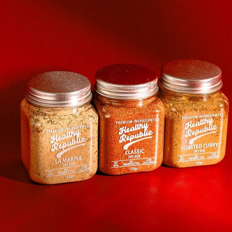 

Hot Item BUNDLE 3pcs Healthy Republic Bumbu Marinasi Serba Guna Rendah Kalori Rendah Lemak Spices 12Gram