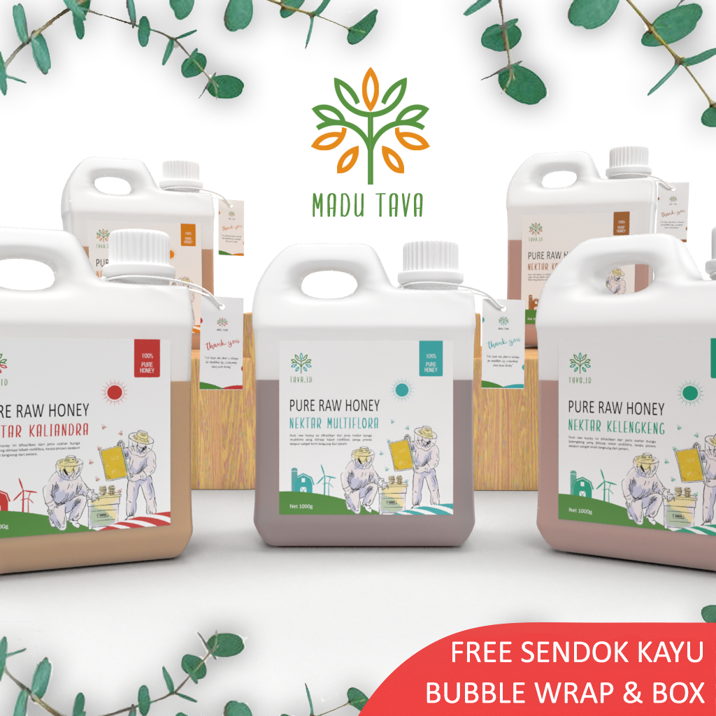 

Madu Asli Murni Tava Grade A Variant Nektar 100% Alami Pure Natural Raw Honey