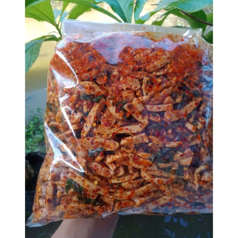 

Lagi Bagus Basreng pedas daun jeruk 1kg