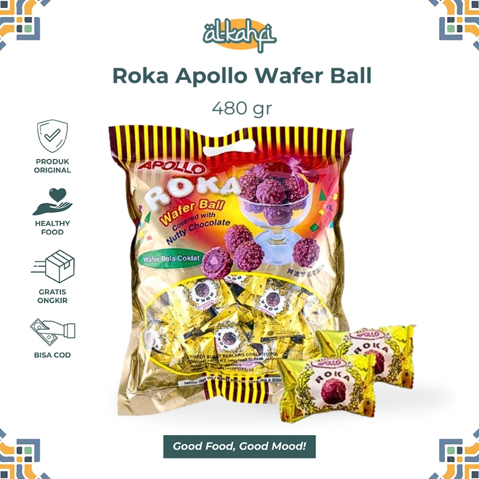 

Disc Xtra Roka Apollo 7 Pcs Wafer Ball Coklat Import Oleh Oleh Haji Umroh Original