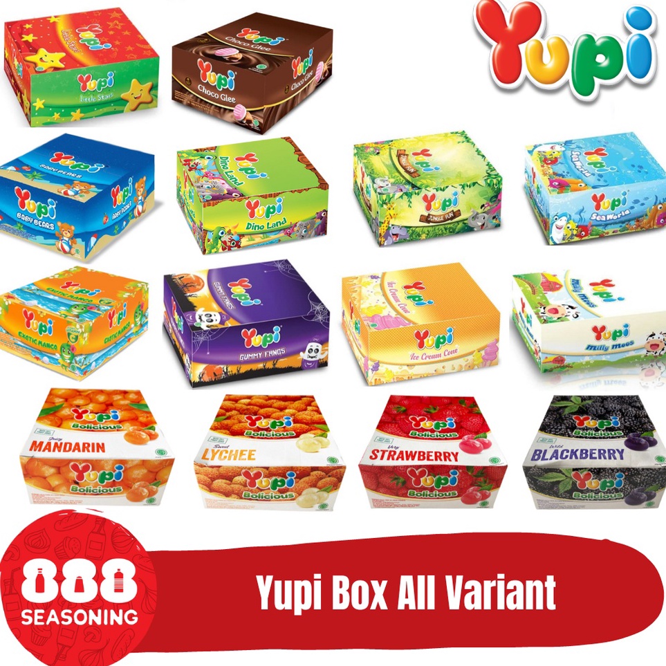 

High Quality YUPI ALL VARIANT BOX isi 24 Pcs