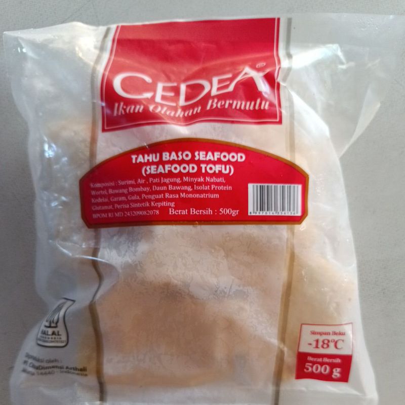 

Cedea tahu baso seafood 500 gr