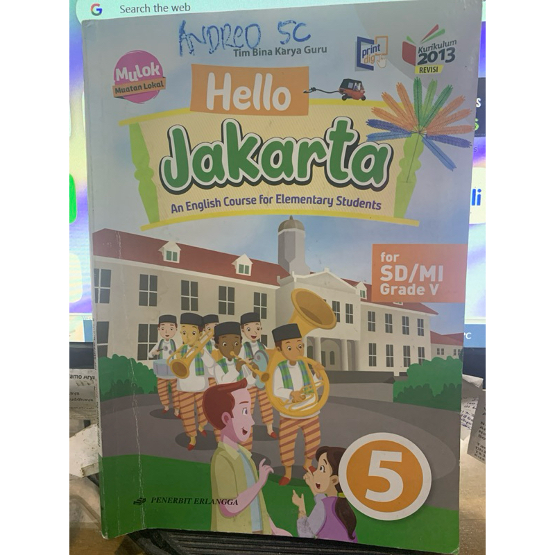 Hello Jakarta Kelas 5 Revisi 2013 Bekas