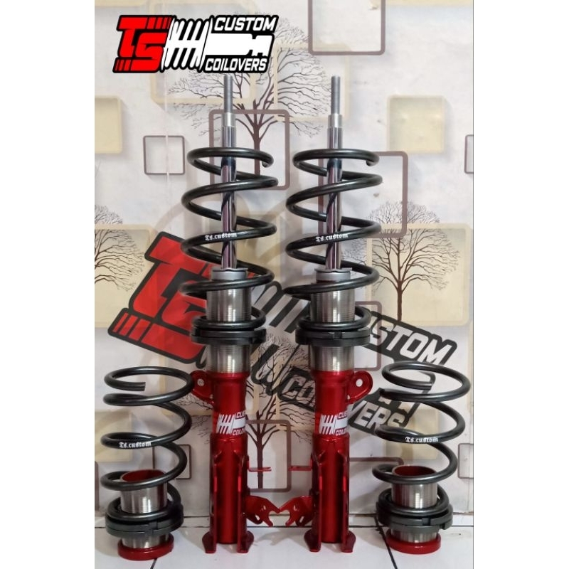 custom coilover city car lengkap dengan shockbreaker belakang