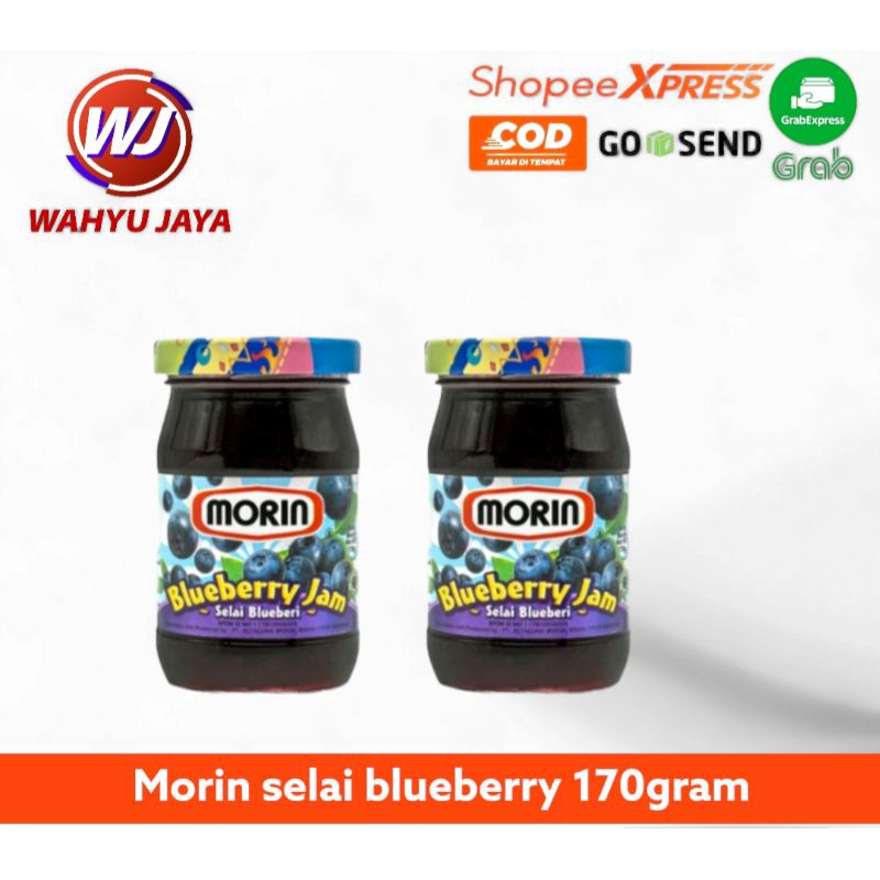 

morin selai jam blueberry 170gram